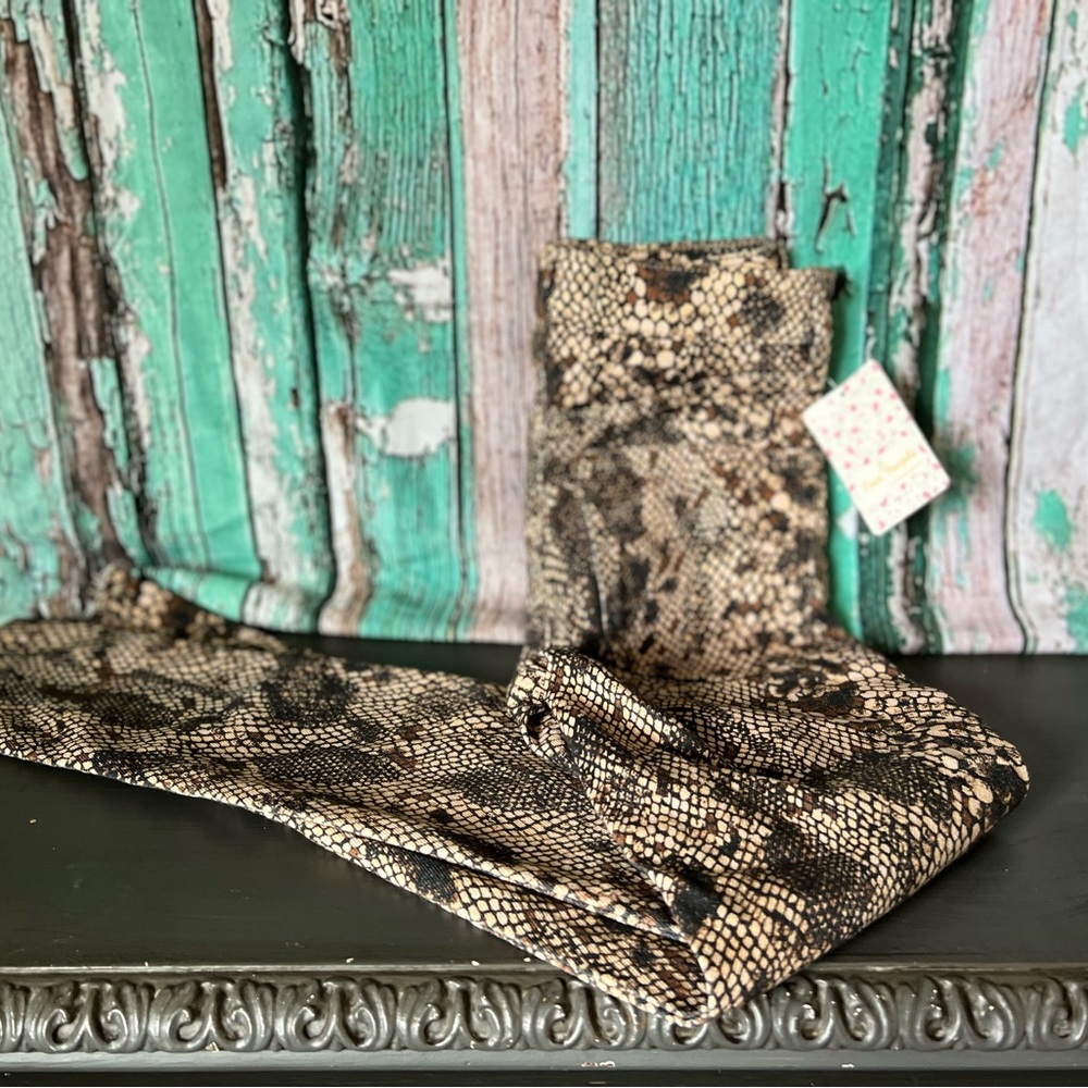 Free People Snake Print Jeans!